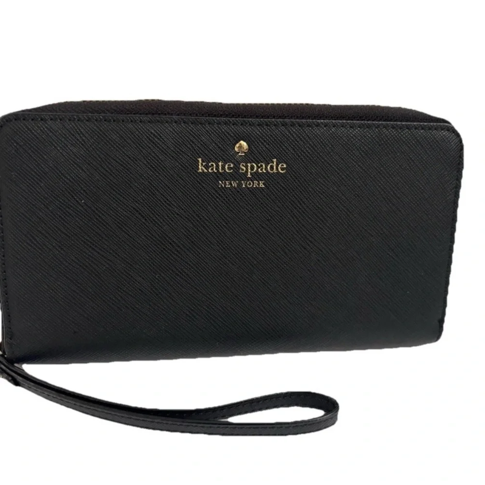 Kate Spade Black Wristlet Wallet